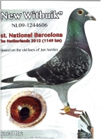 20-1736565  JELLE JELLEMA HEN INBRED KLEINE JADE 1E INTERNATIONAL BARCELONA,